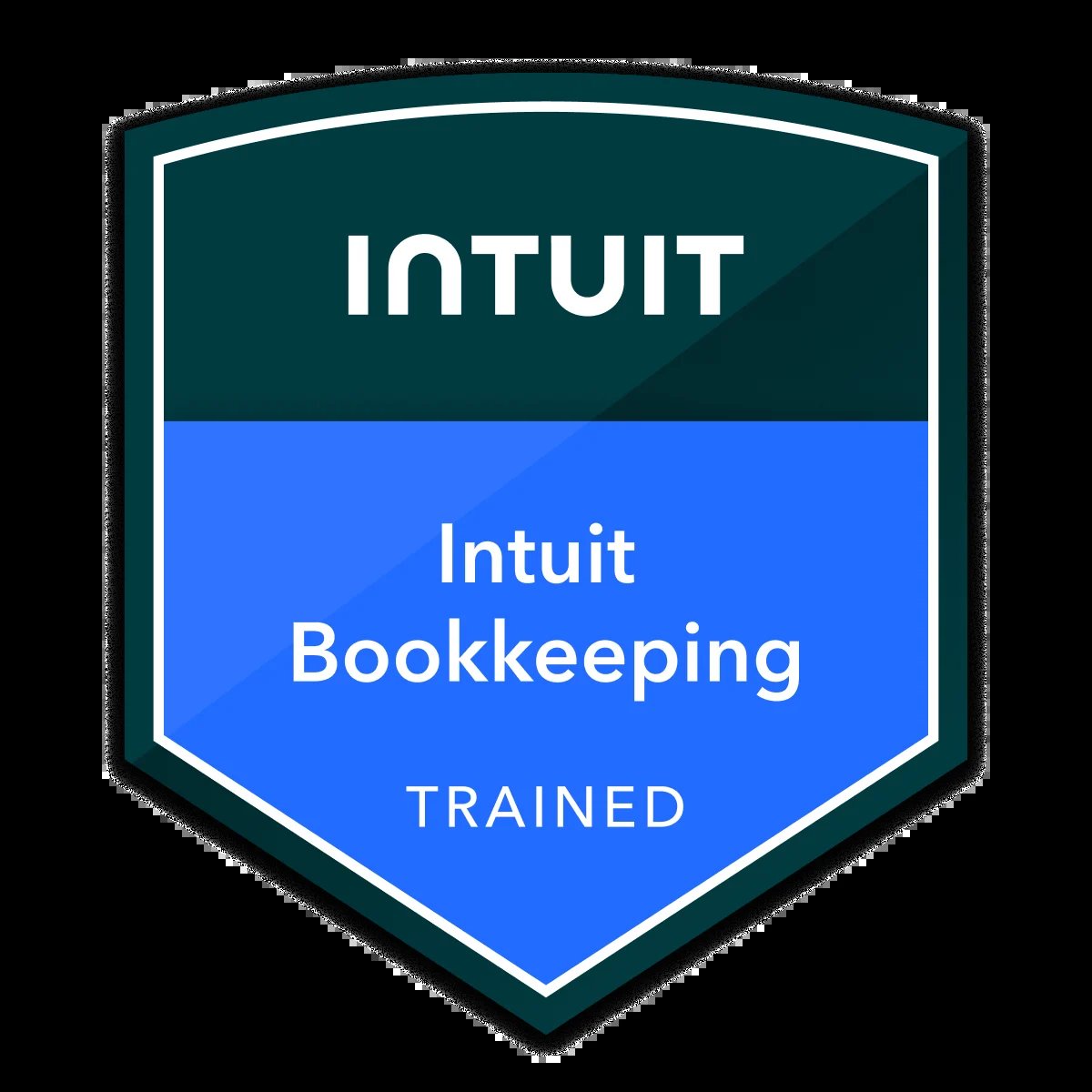 Intuit Bookkeeping Trained certification badge